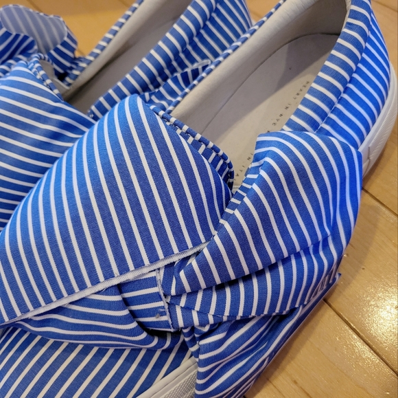 Joshua Sanders Canvas Plaid Print Sneakers - Picture 2 of 3